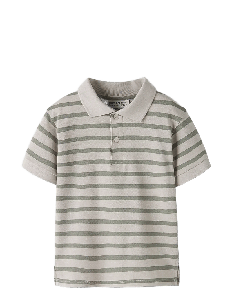 name it - NMMVOLO SS NREG POLO - kurzärmelig - chateau gray - 2