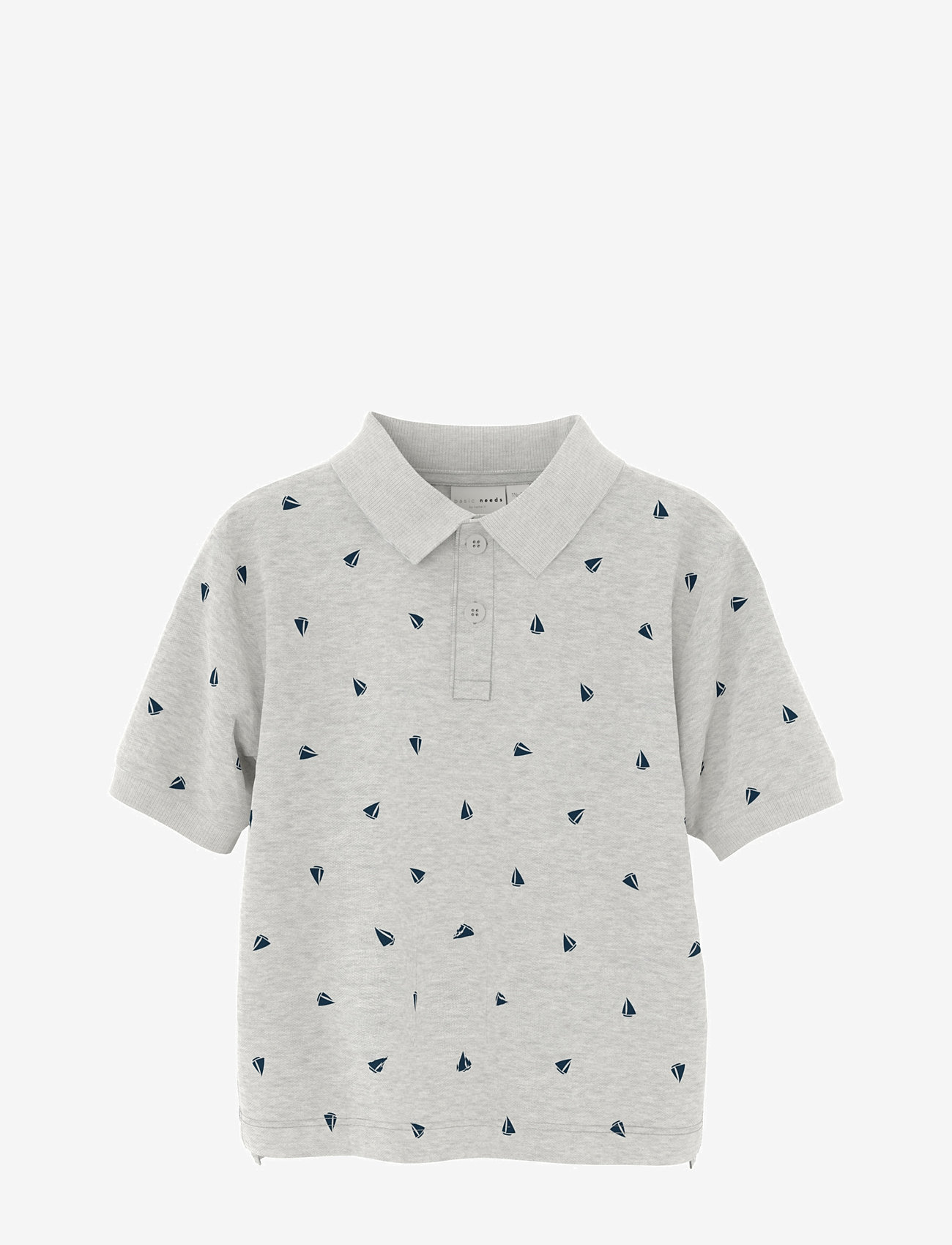 name it - NMMVOLO SS NREG POLO - short-sleeved polos - light grey melange - 0