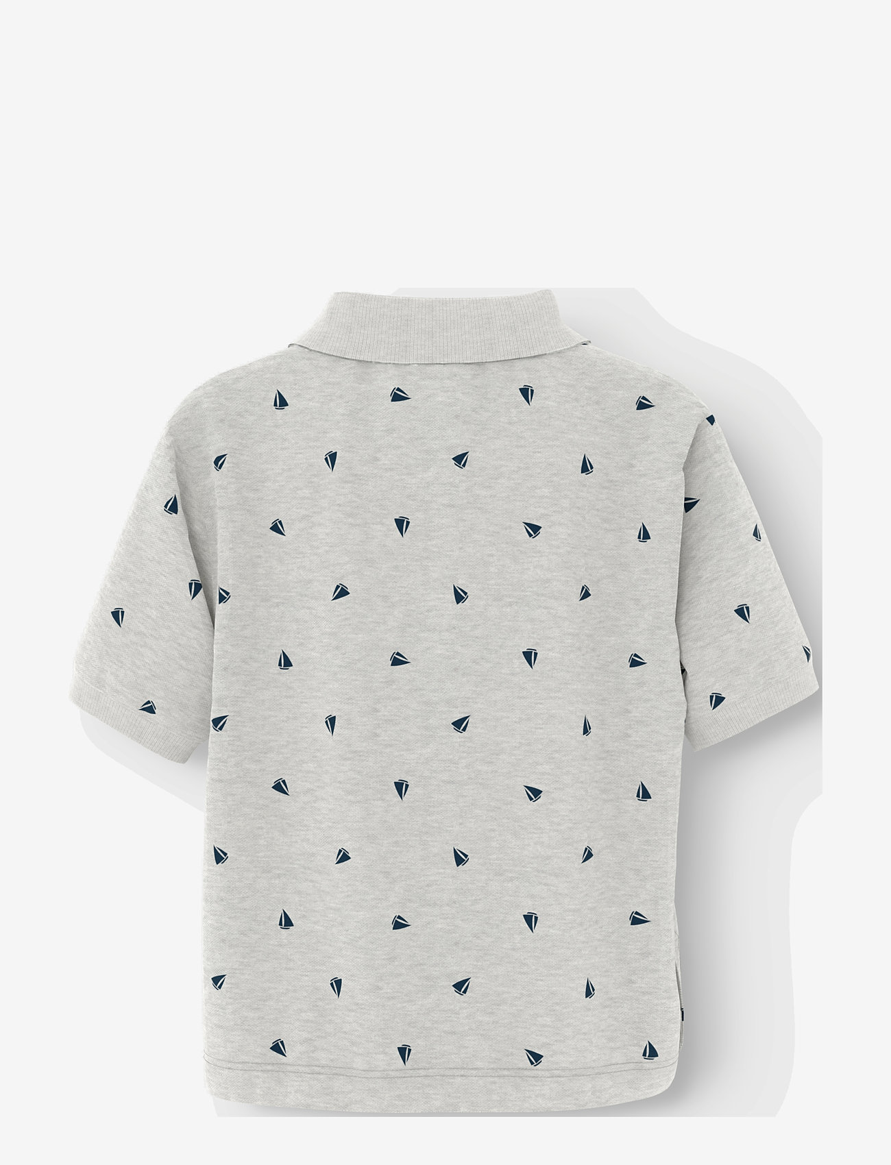 name it - NMMVOLO SS NREG POLO - short-sleeved polos - light grey melange - 1