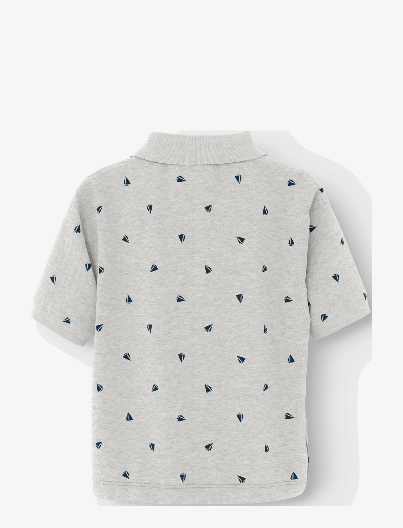 name it - NMMVOLO SS NREG POLO - poloshirts - light grey melange - 1