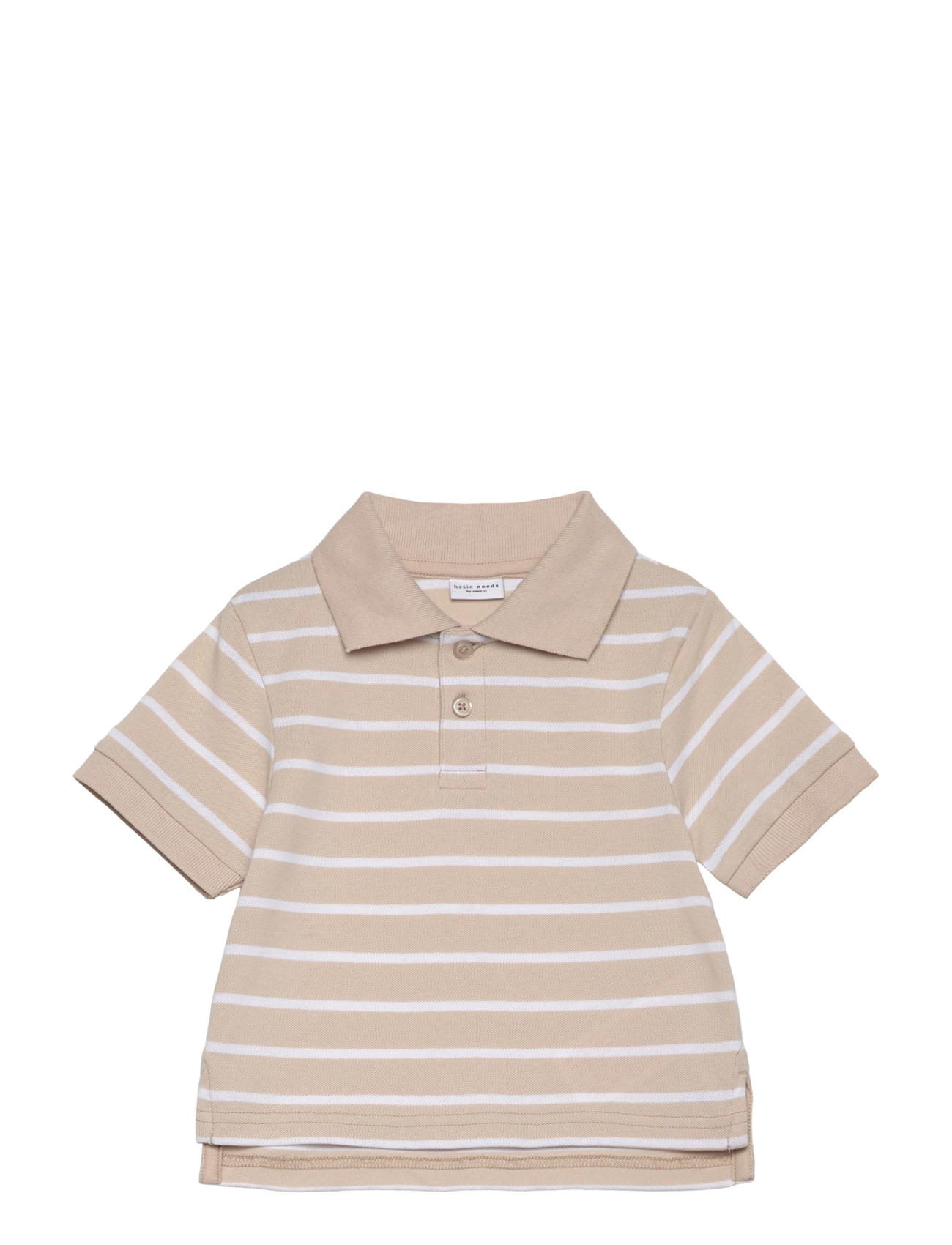 name it NMMVOLO SS NREG POLO - Kläder - PEYOTE / beige