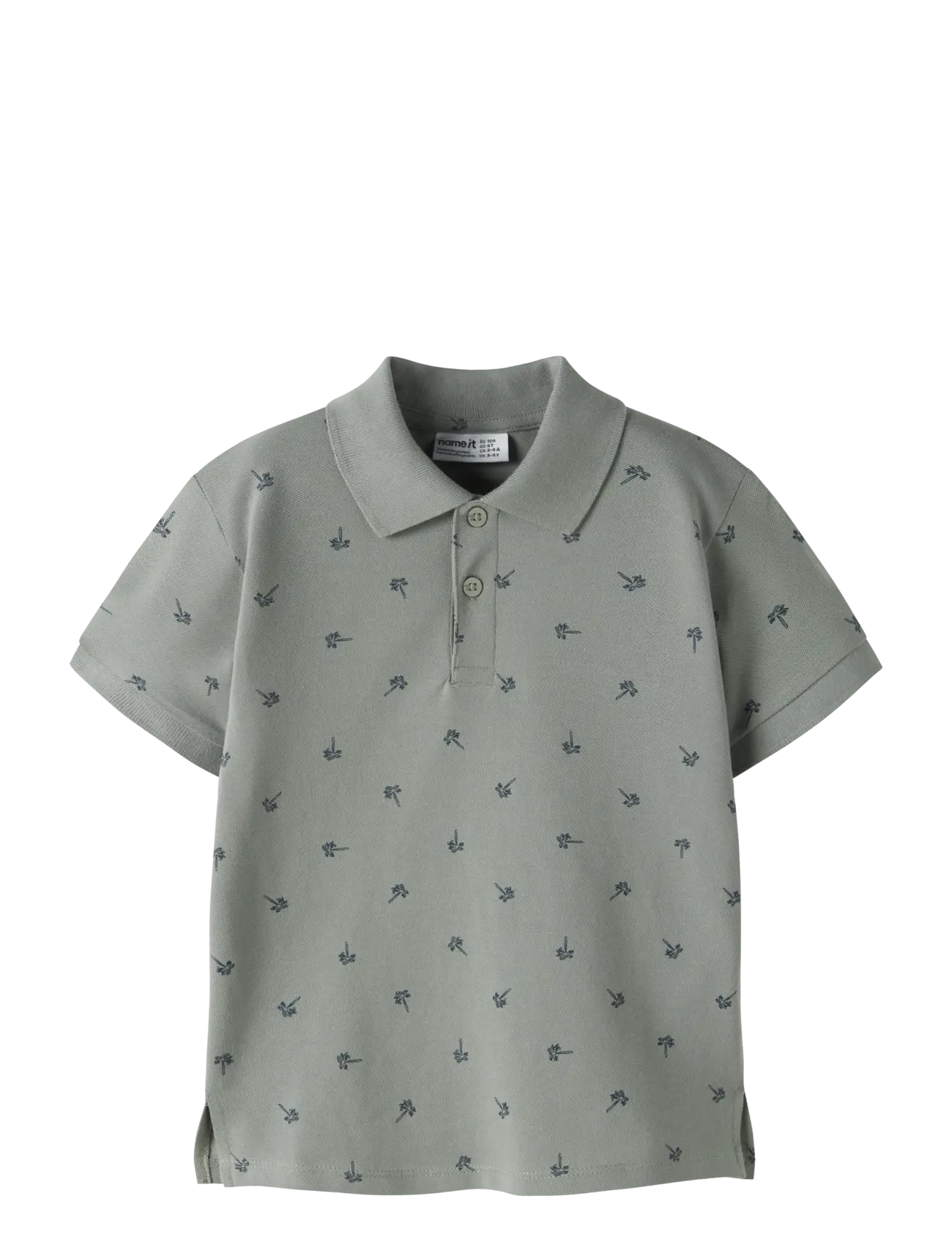 NAME IT Nmmvolo Ss Nreg Polo Grün - 98 - Kinder