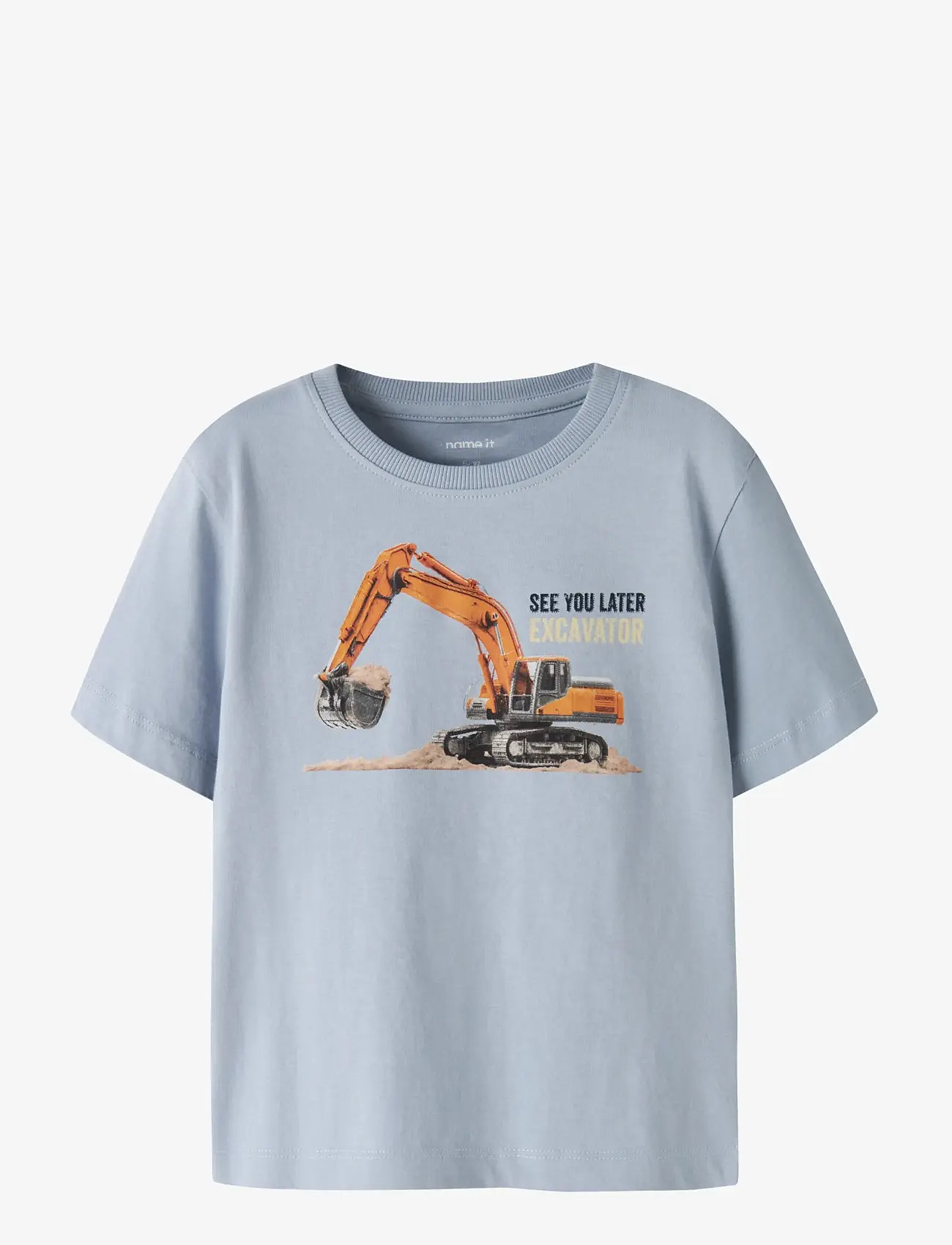 name it - NMMVOTO SS NREG TOP - kortærmede t-shirts - blue fog - 0