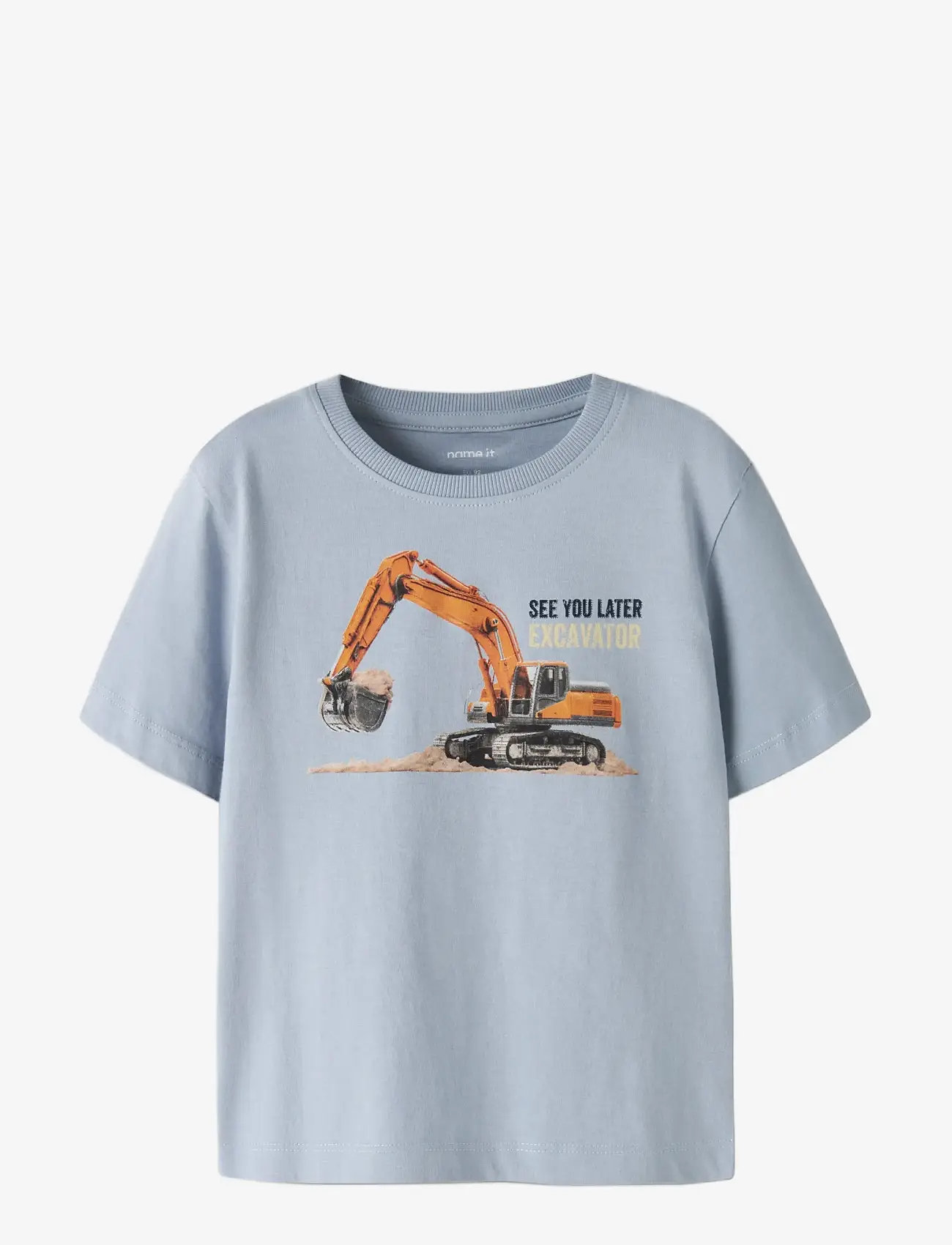 name it - NMMVOTO SS NREG TOP - kortærmede t-shirts - blue fog - 2