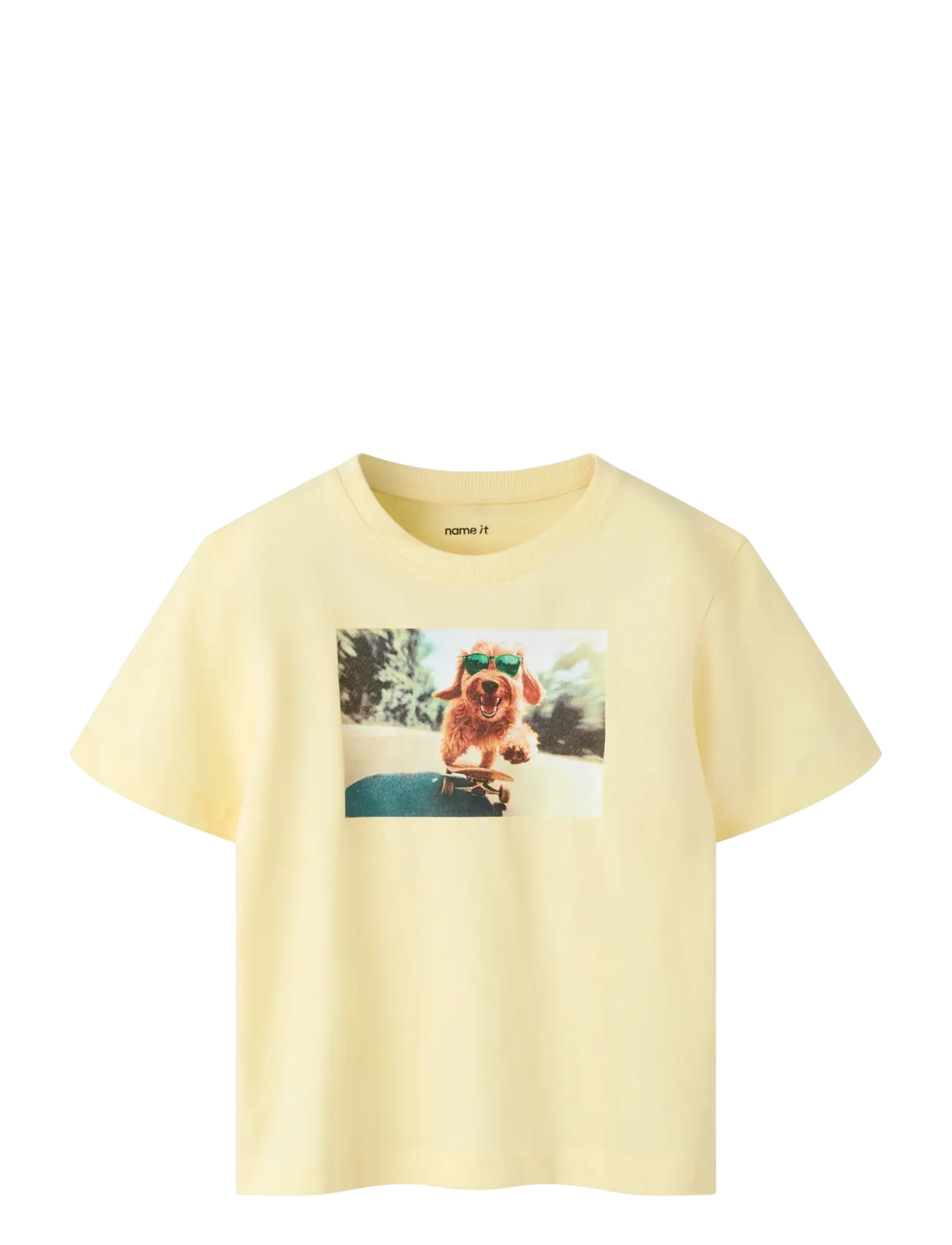 name it NMMVOTO SS NREG TOP - Kläder - DOUBLE CREAM / yellow