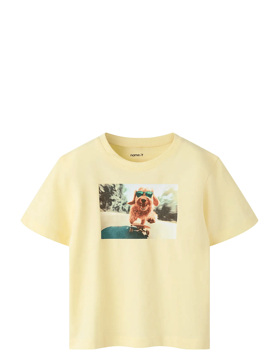 name it - NMMVOTO SS NREG TOP - lühikeste varrukatega t-särgid - double cream - 0