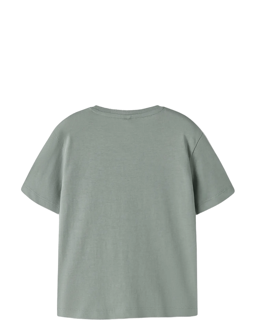 name it - NMMVOTO SS NREG TOP - lühikeste varrukatega t-särgid - green milieu - 1