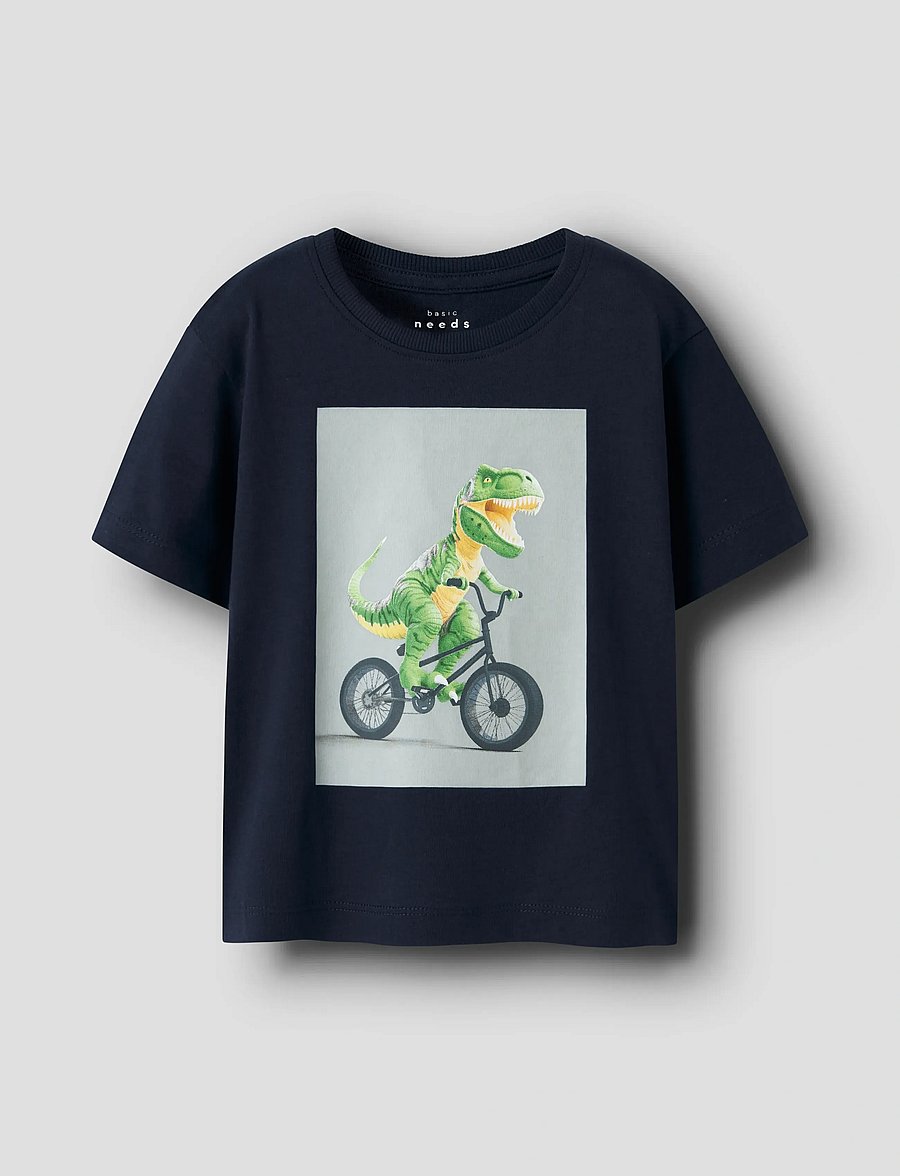 name it - NMMVOTO SS NREG TOP - kurzärmelige - navy blazer - 0