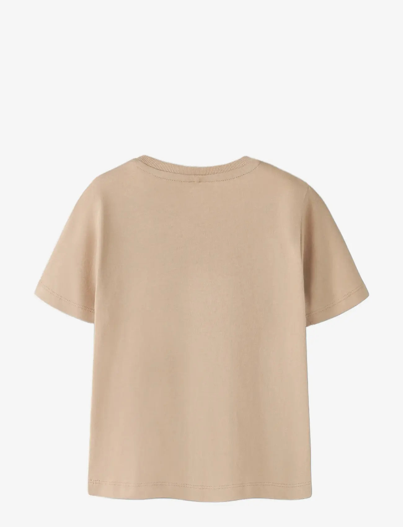 name it - NMMVOTO SS NREG TOP - kortærmede t-shirts - sesame - 1