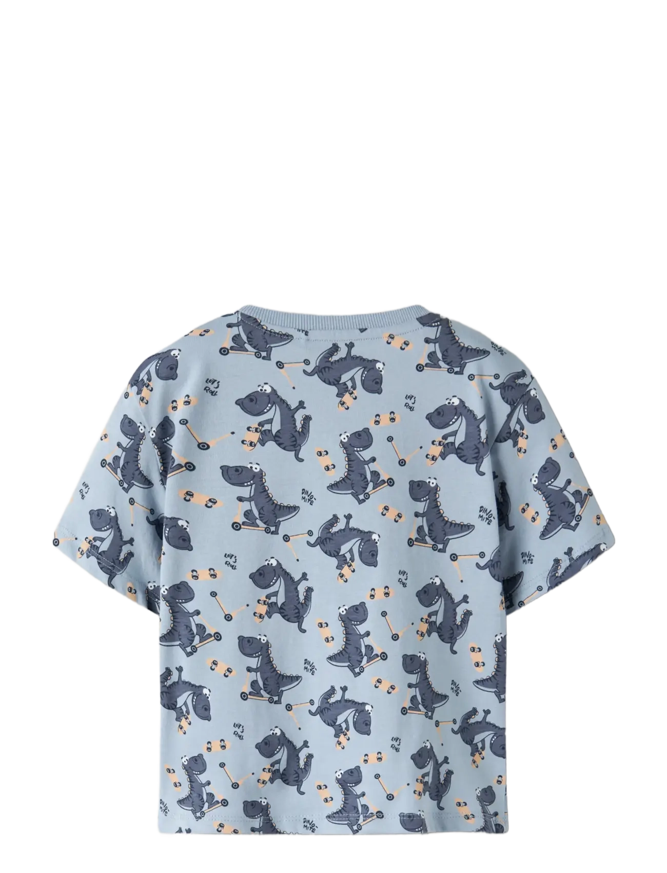 name it - NMMVALTHER SS NREG TOP - t-shirts à manches courtes - blue fog - 1