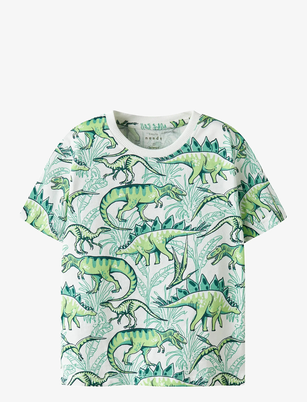 name it - NMMVALTHER SS NREG TOP - short-sleeved t-shirts - bright white - 0