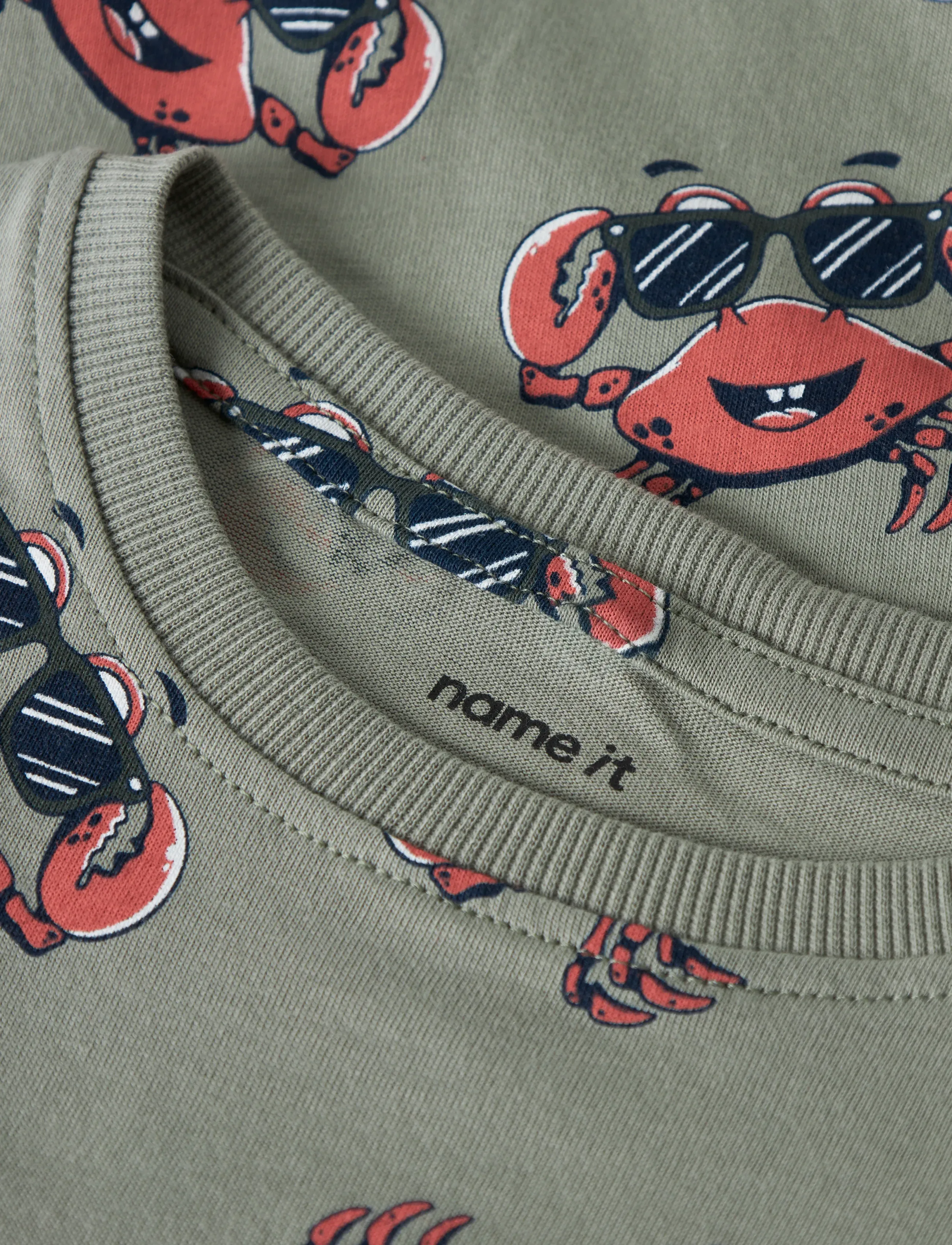 name it - NMMVALTHER SS NREG TOP - short-sleeved t-shirts - shadow - 2