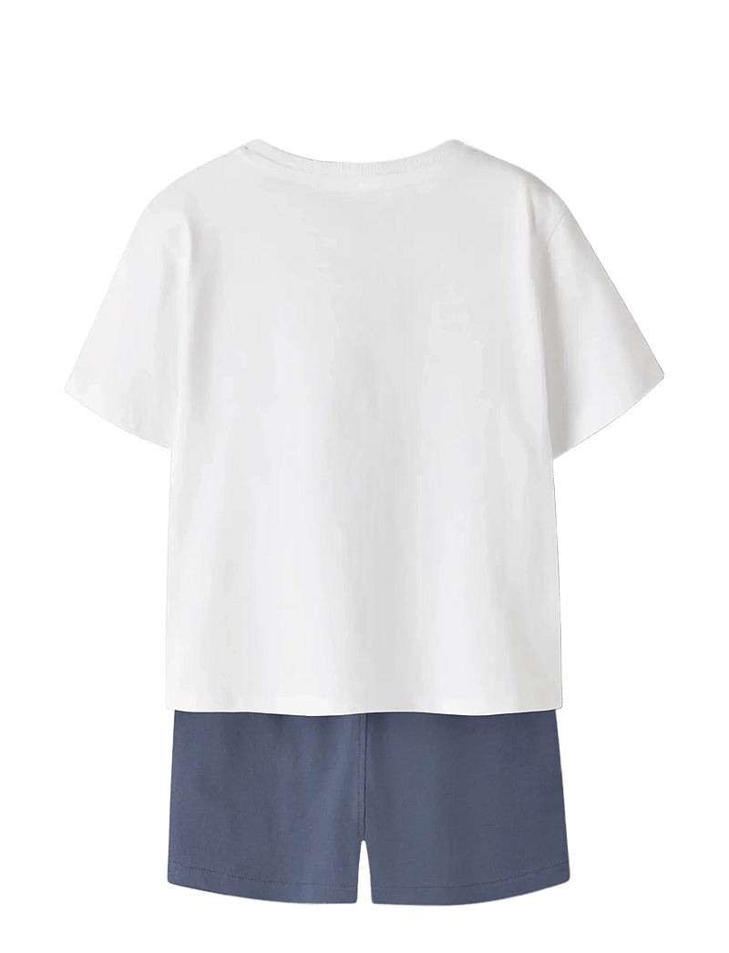 name it - NMMVIGOR SS NREG TOP SET - ensembles avec t-shirt à manches courtes - bright white - 1