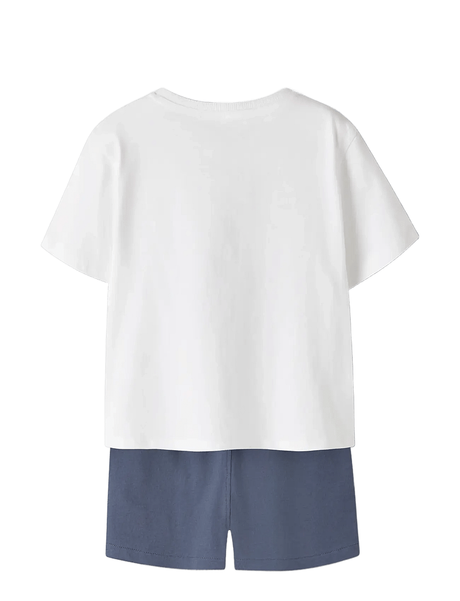 name it - NMMVIGOR SS NREG TOP SET - set med kortärmad t-shirt - bright white - 1