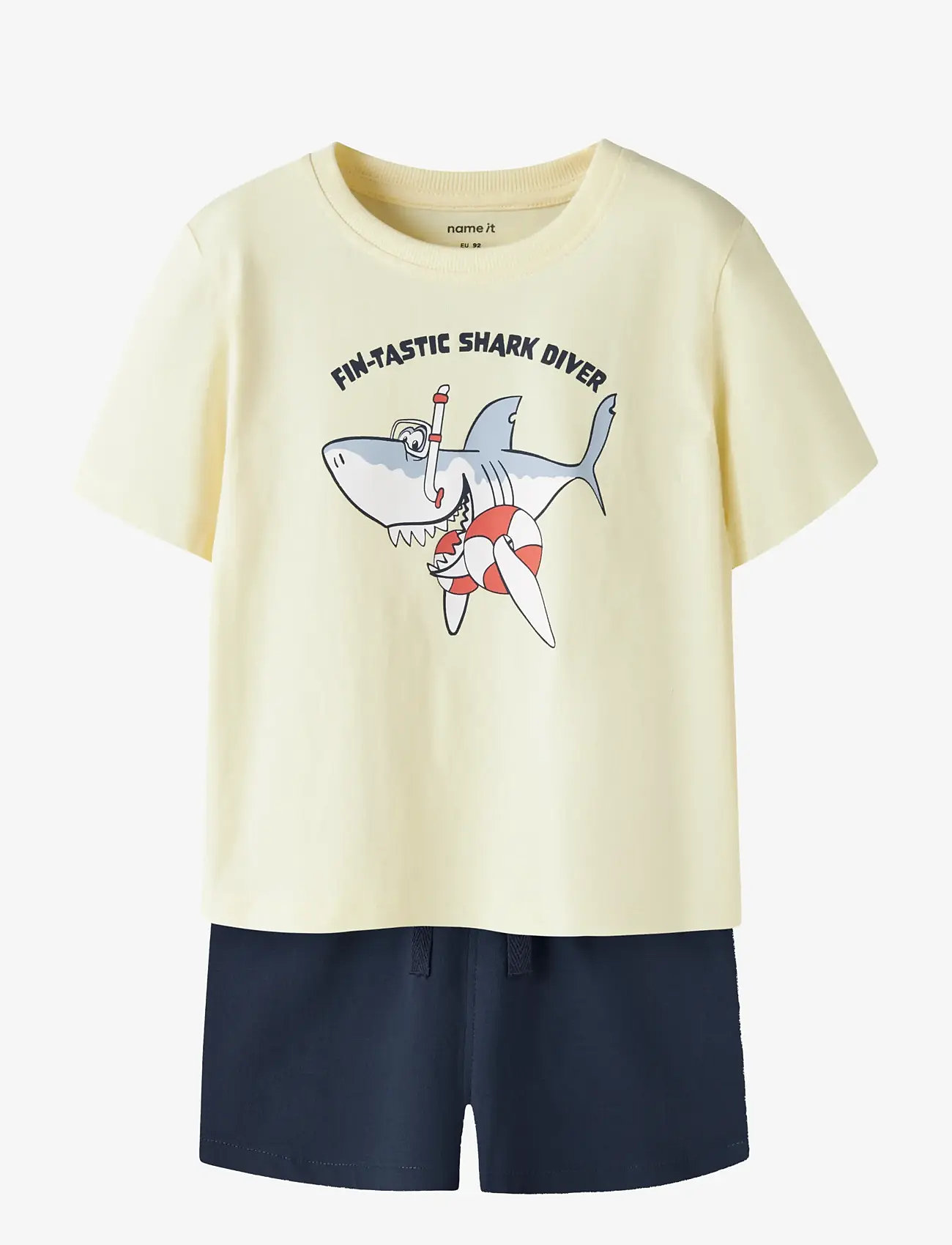name it - NMMVIGOR SS NREG TOP SET - sæt med kortærmet t-shirt - pear sorbet - 0
