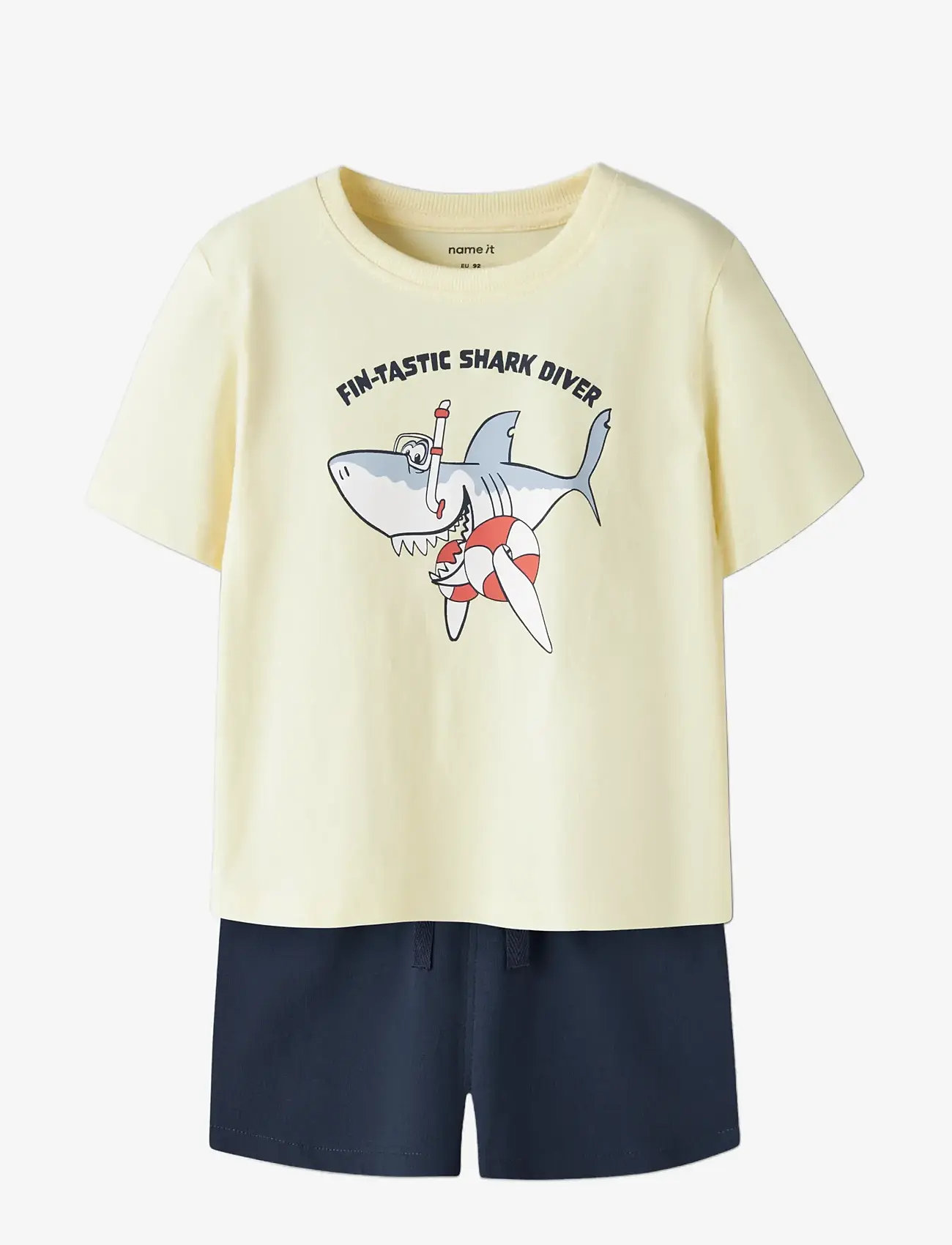 name it - NMMVIGOR SS NREG TOP SET - sæt med kortærmet t-shirt - pear sorbet - 2