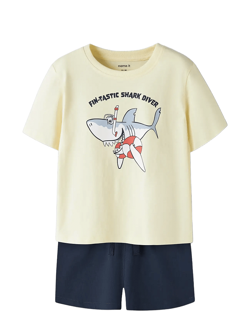 name it - NMMVIGOR SS NREG TOP SET - ensembles avec t-shirt à manches courtes - pear sorbet - 2