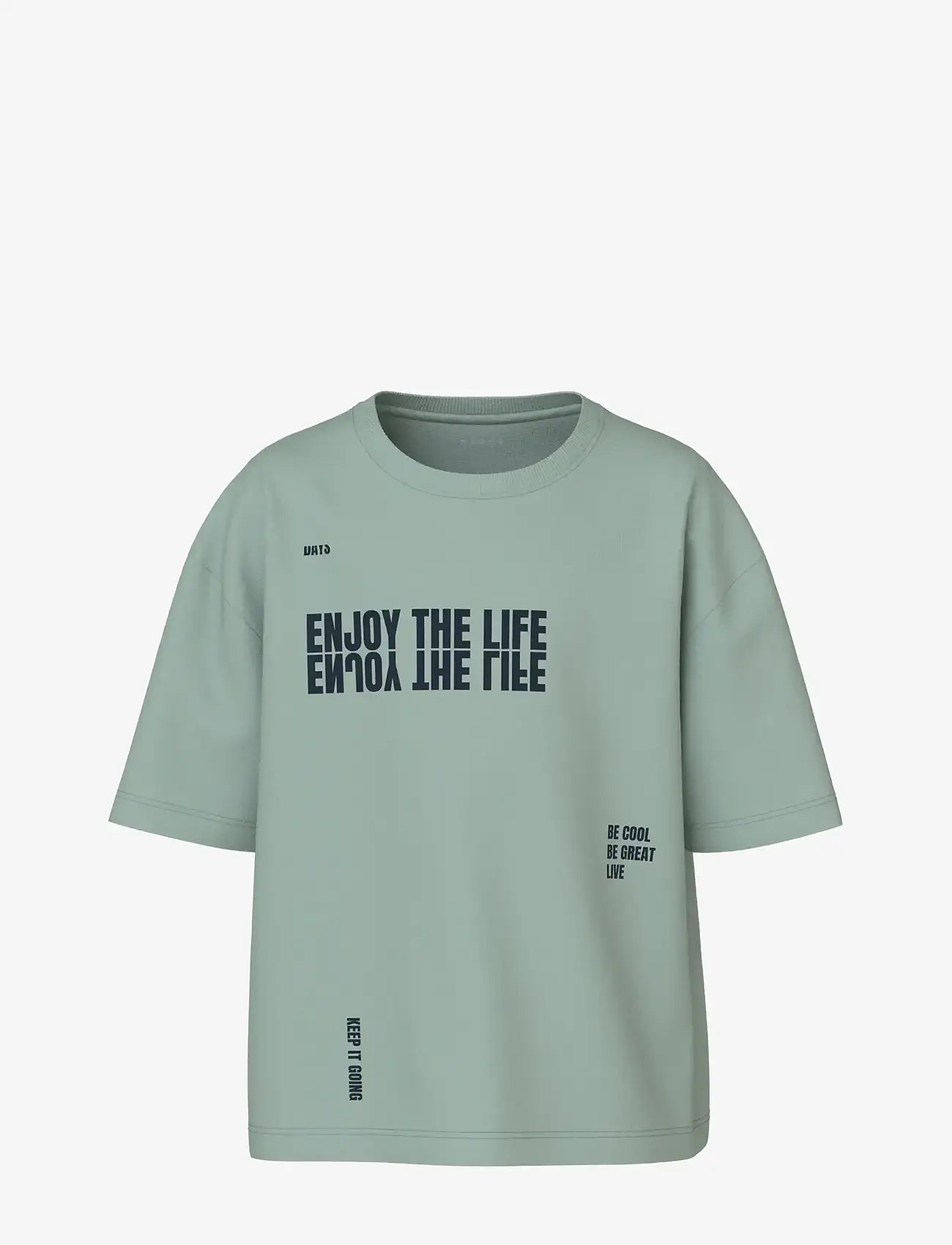 name it - NKMVICTOR SS NREG TOP - marškinėliai trumpomis rankovėmis - jadeite - 0