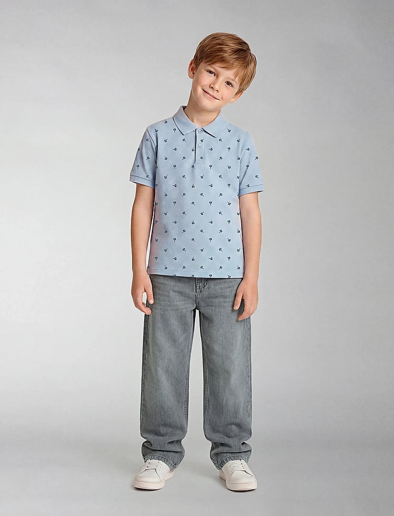 name it - NKMVOLO SS NREG POLO - kurzärmelig - blue fog - 4