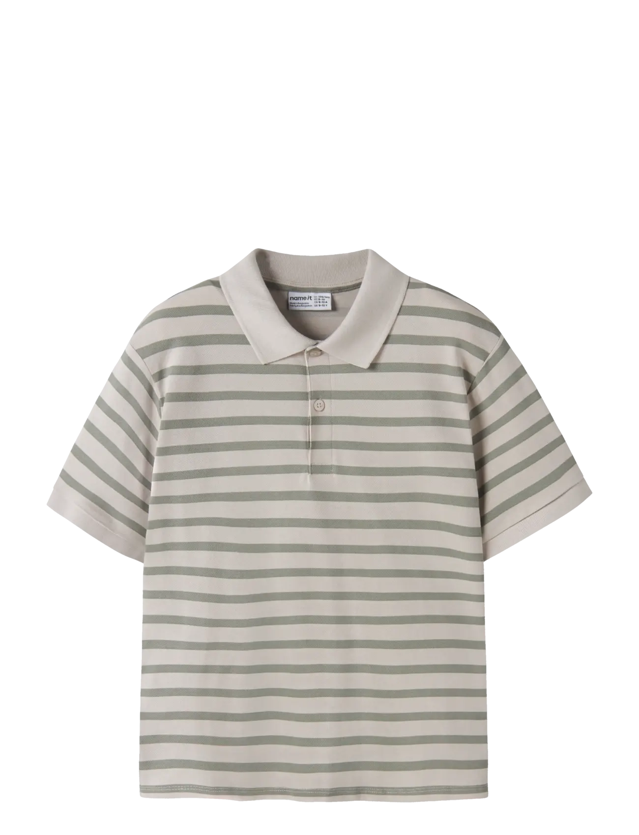 name it NKMVOLO SS NREG POLO - Põhitooted - CHATEAU GRAY / khaki/green
