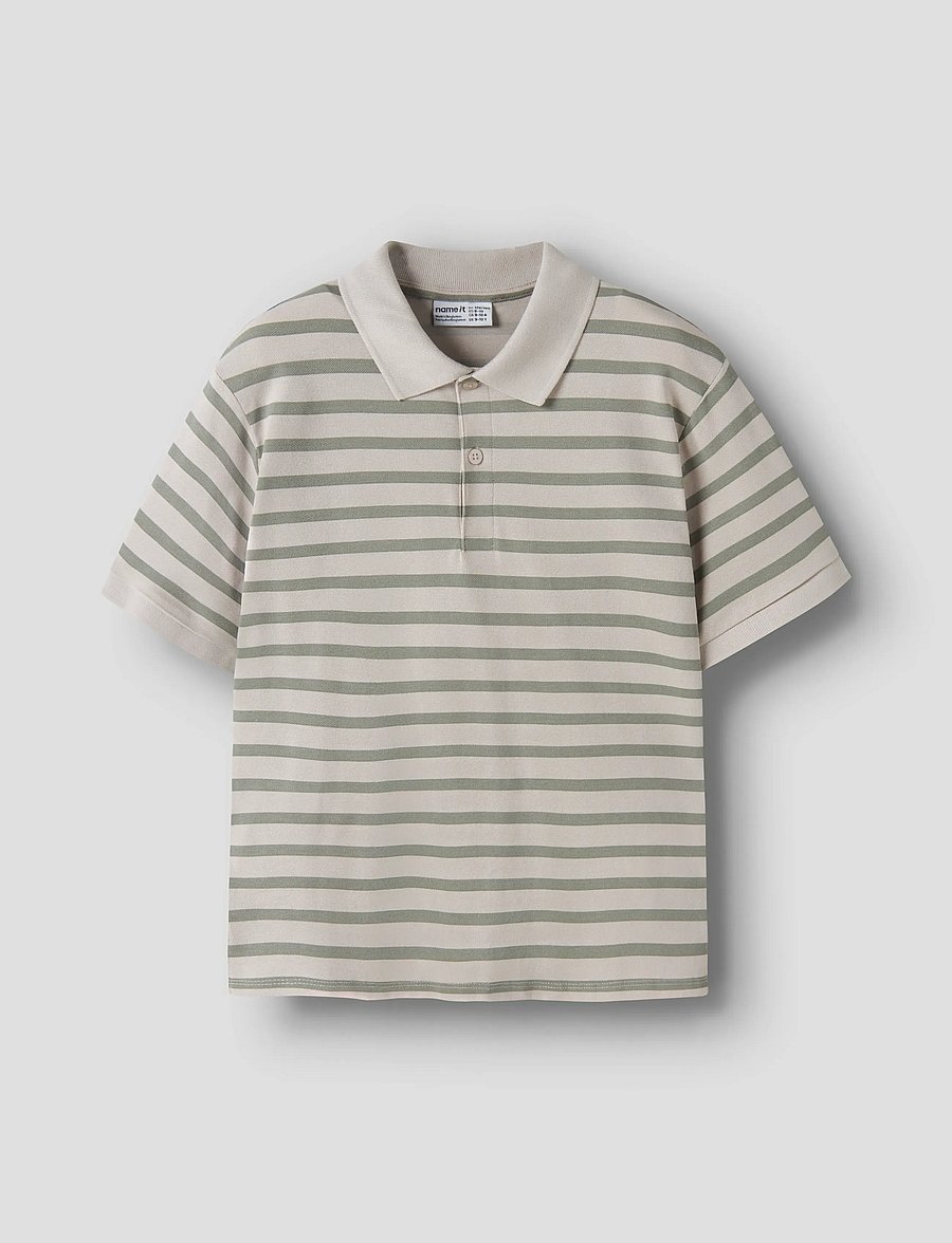 name it - NKMVOLO SS NREG POLO - kortärmade pikéer - chateau gray - 0