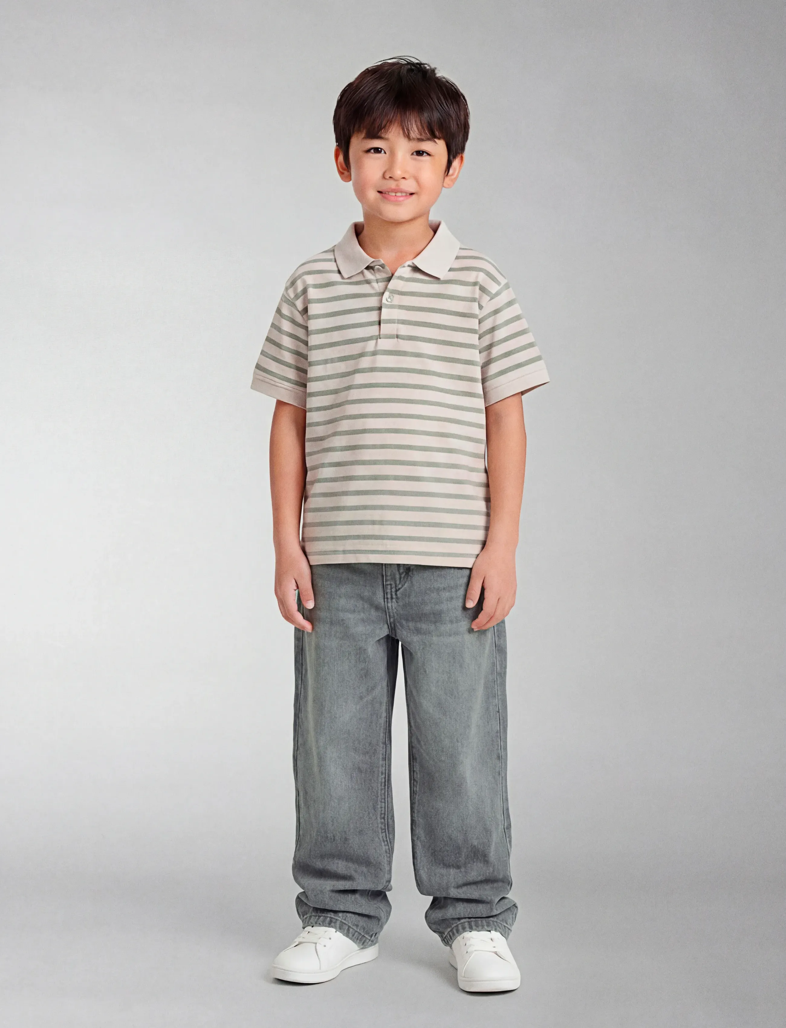 name it - NKMVOLO SS NREG POLO - short-sleeved polos - chateau gray - 4
