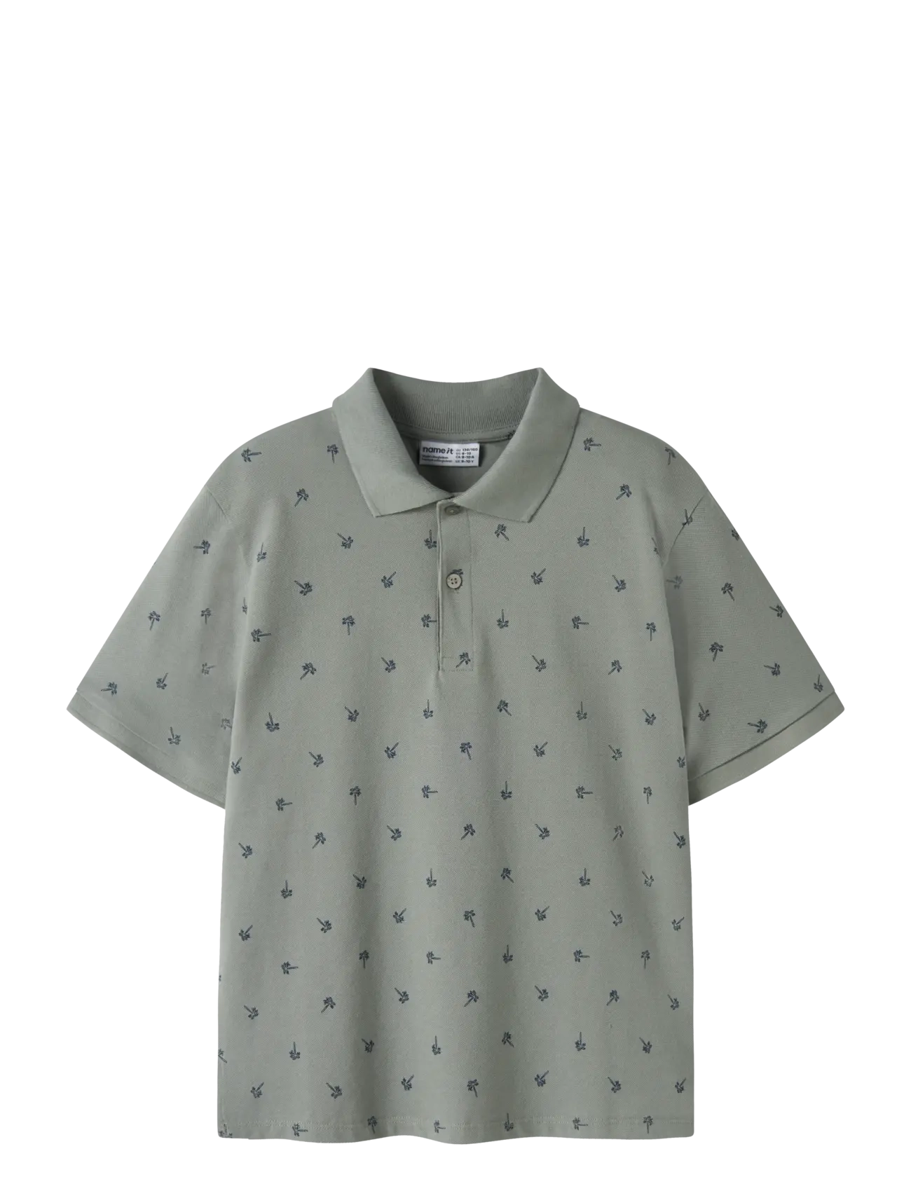 name it NKMVOLO SS NREG POLO - Põhitooted - SHADOW / khaki/green