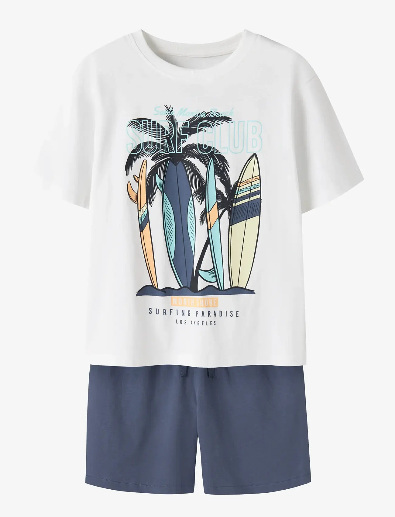 name it - NKMVIGOR SS NREG TOP SET - set med kortärmad t-shirt - bright white - 0