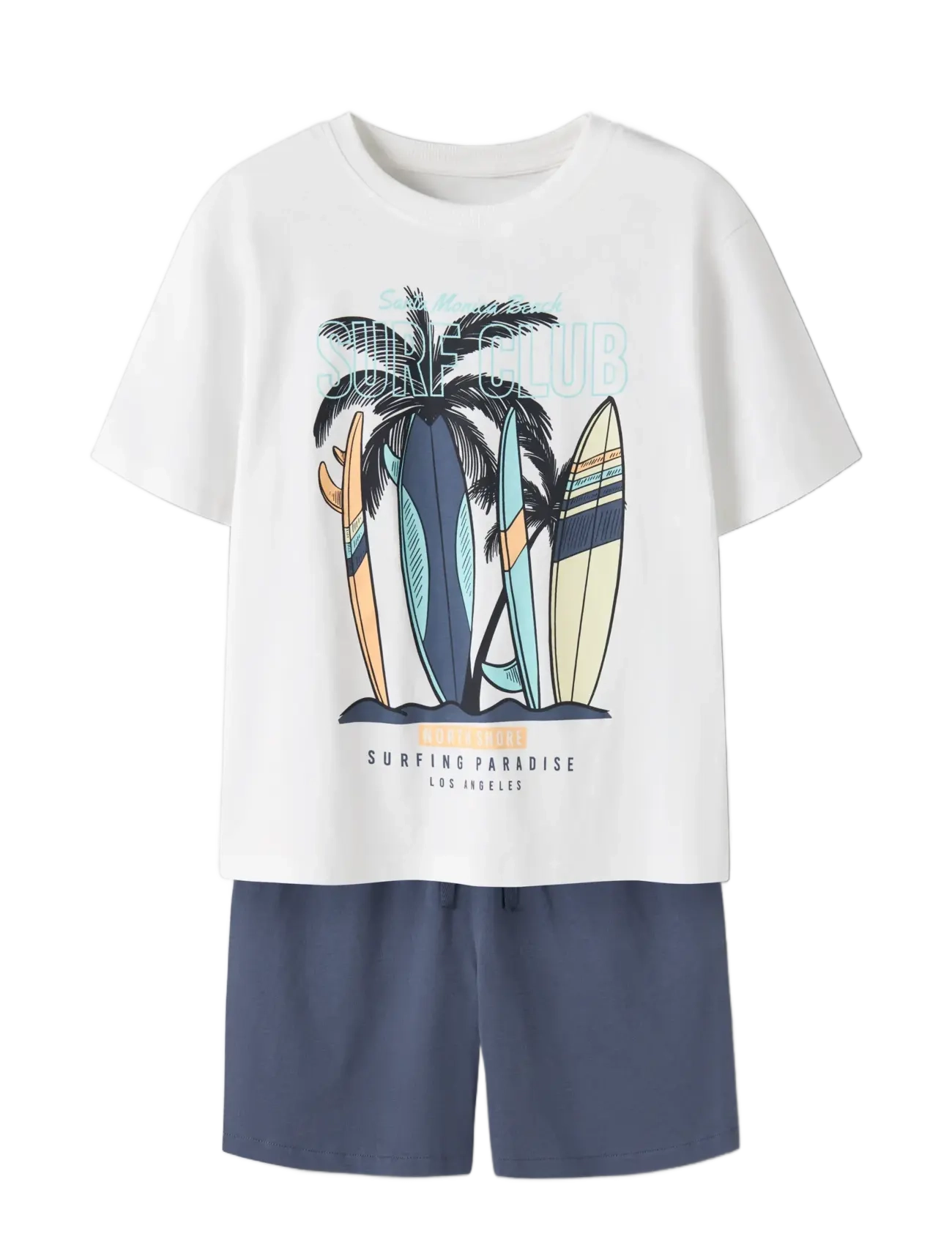 name it - NKMVIGOR SS NREG TOP SET - sets mit kurzärmeligem t-shirt - bright white - 2