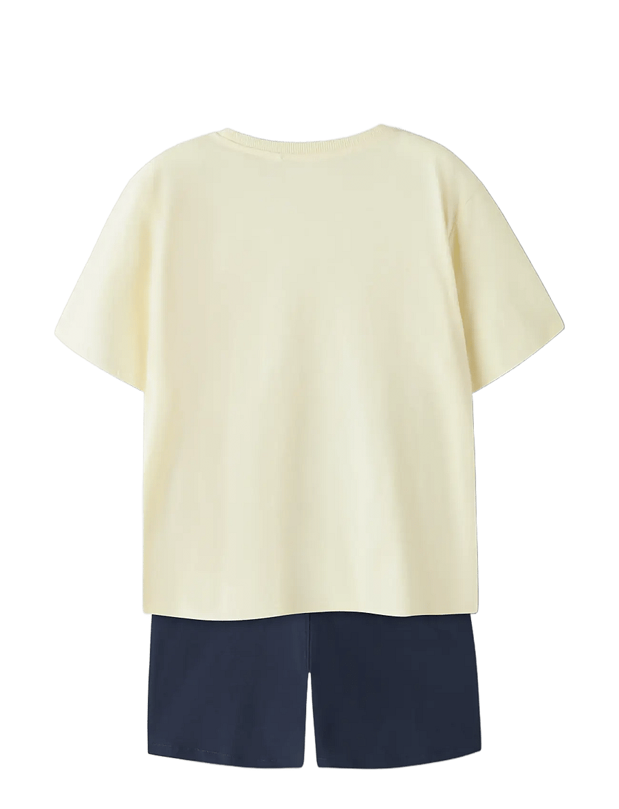 name it - NKMVIGOR SS NREG TOP SET - komplekti ar t-kreklu ar īsām piedurknēm - pear sorbet - 1
