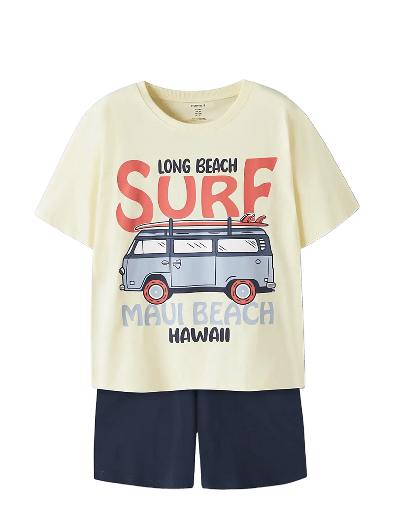 name it - NKMVIGOR SS NREG TOP SET - sets mit kurzärmeligem t-shirt - pear sorbet - 2