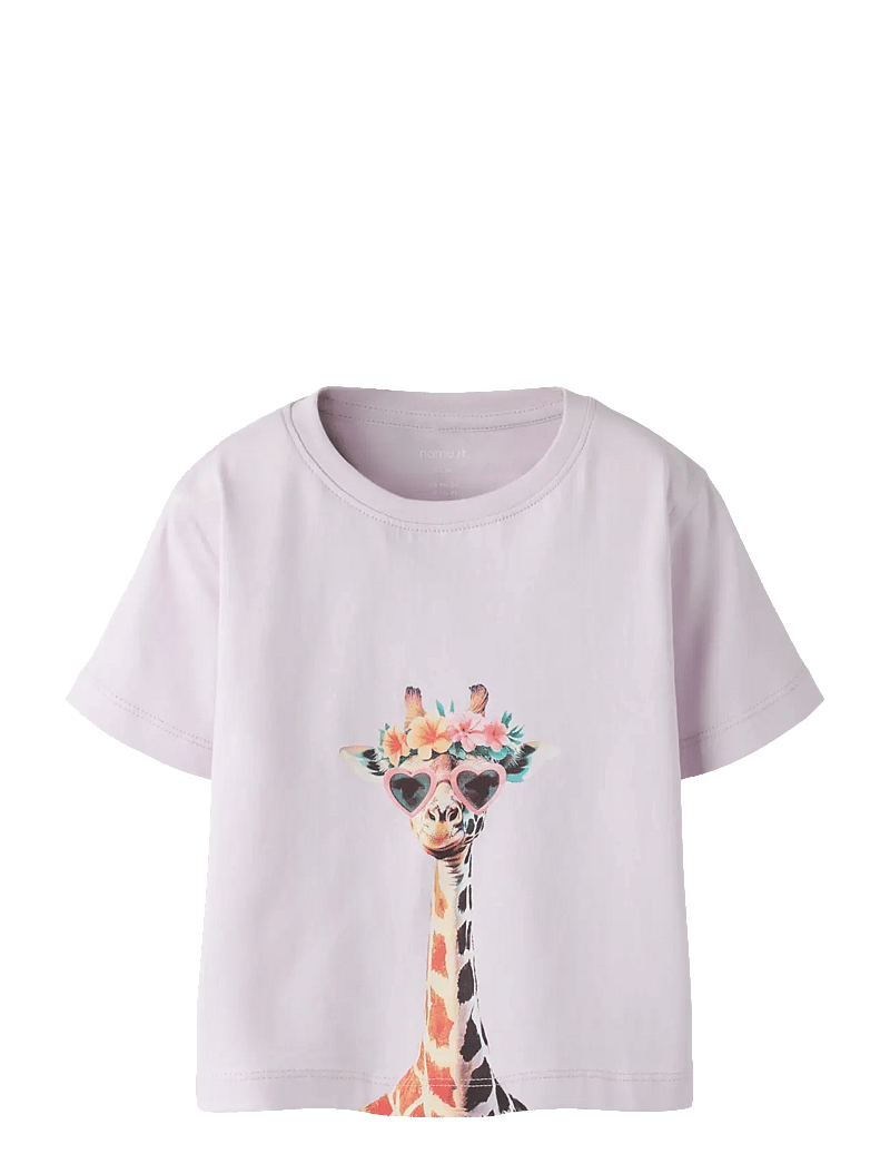 name it - NMFVOTEA SS NREG TOP - lühikeste varrukatega t-särgid - lavender fog - 1