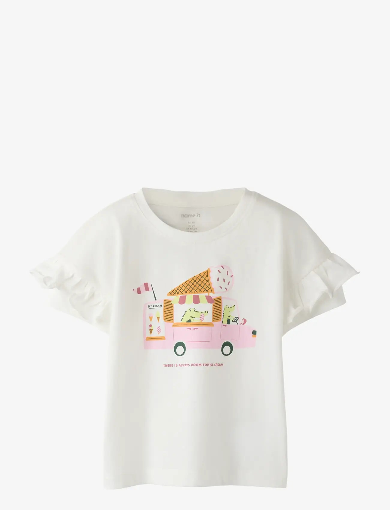 name it - NMFVILENA SS RLX TOP - lühikeste varrukatega t-särgid - cloud dancer - 1