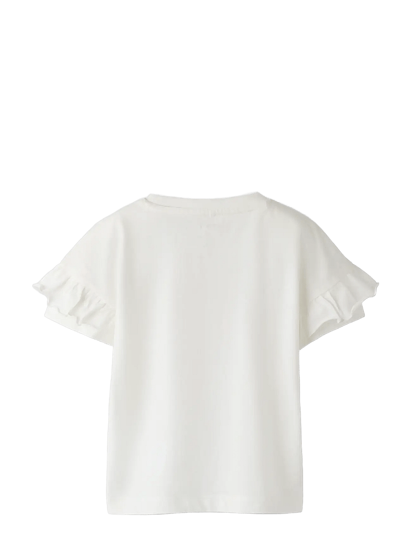 name it - NMFVILENA SS RLX TOP - kurzärmelige - cloud dancer - 2
