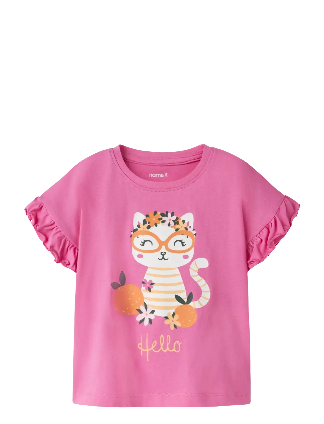 name it NMFVILENA SS RLX TOP - Kläder - STRAWBERRY MOON / pink/rose