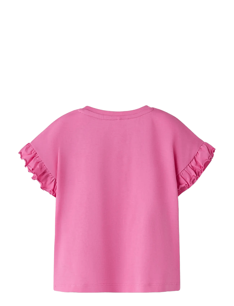 name it - NMFVILENA SS RLX TOP - kurzärmelige - strawberry moon - 1