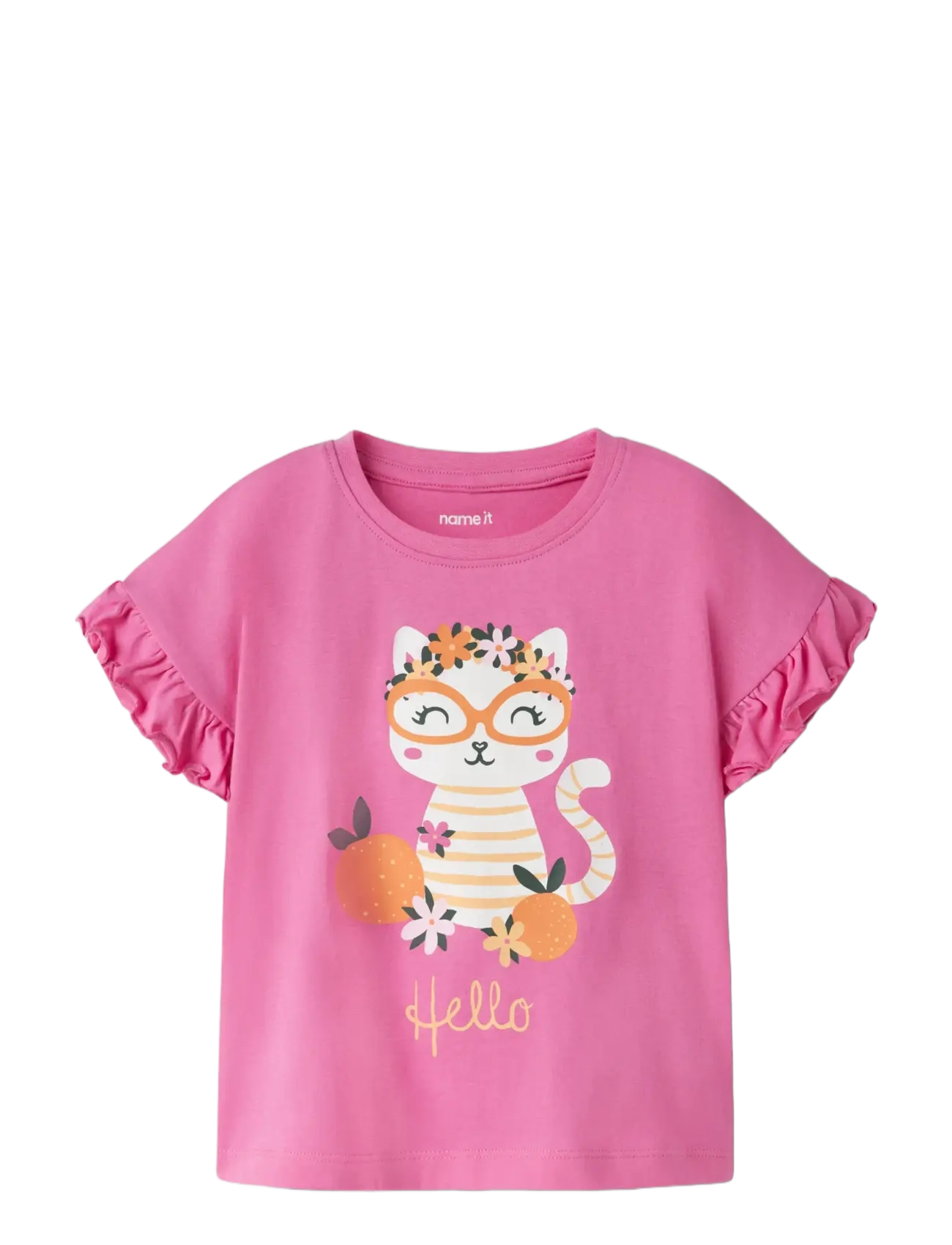 name it - NMFVILENA SS RLX TOP - t-shirts - strawberry moon - 2