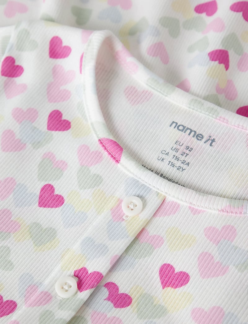 name it - NMFVEMIA SS DRESS - kortærmede hverdagskjoler - cloud dancer - 2