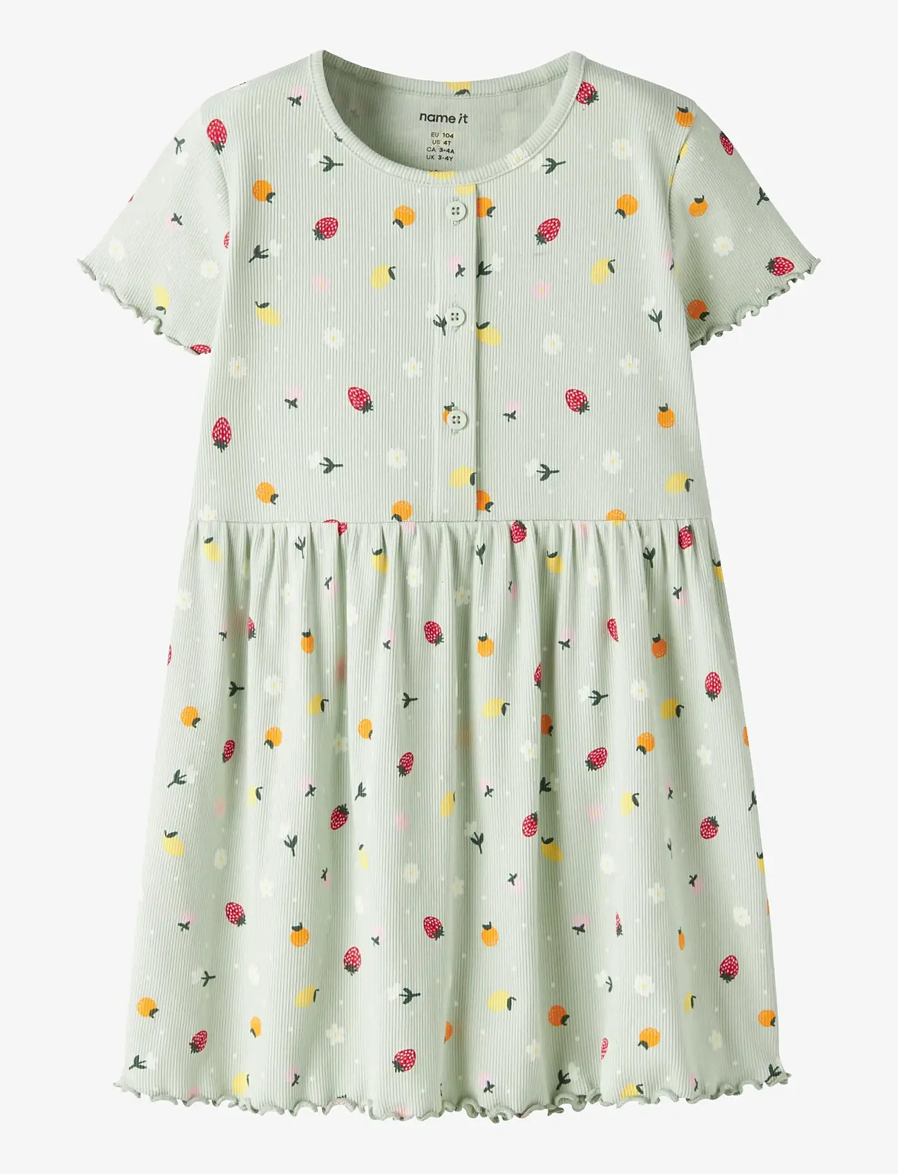 name it - NMFVEMIA SS DRESS - kortærmede hverdagskjoler - pale aqua - 0