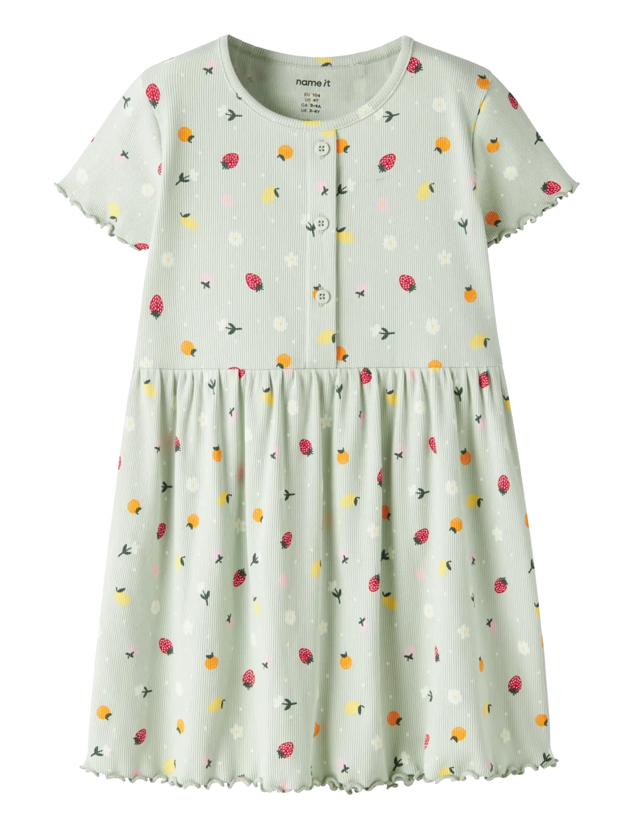 name it NMFVEMIA SS DRESS - Kläder - PALE AQUA / green