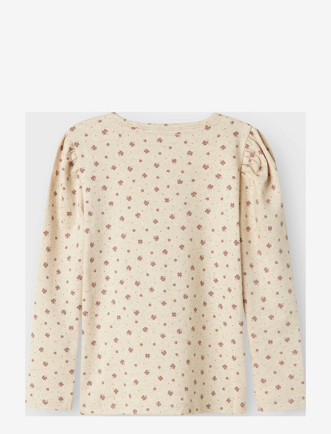 name it - NMFNOELLA LS SLIM TOP - peyote melange - 2