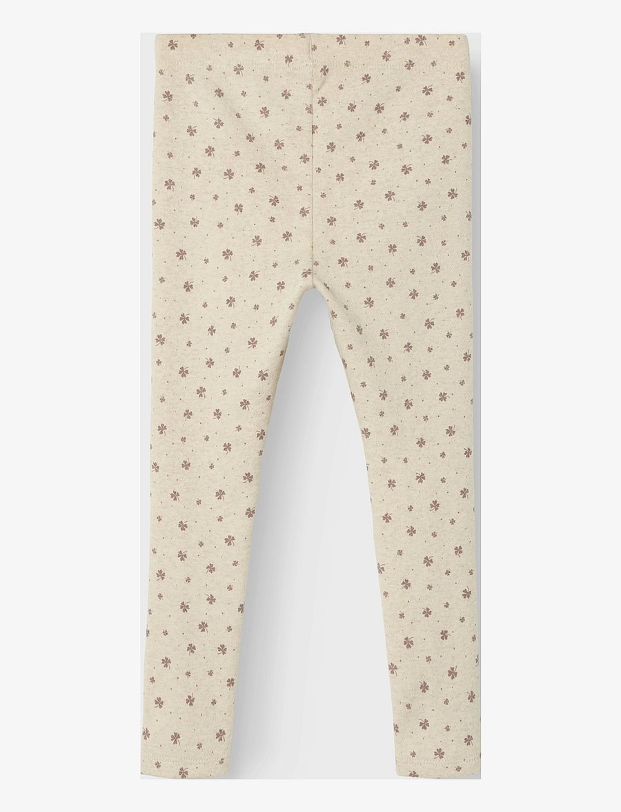name it - NMFNOELLA SLIM LEGGING - peyote melange - 2
