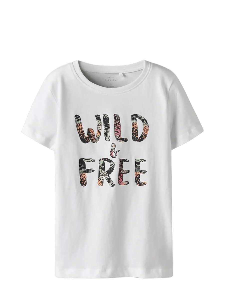 name it - NKFVANAYA SS TOP NOOS - kurzärmelige - bright white - 2