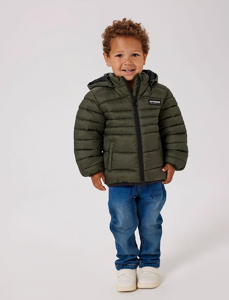name it - NMMMARBLE JACKET PB NOOS - Žieminė striukė - deep depths - 3