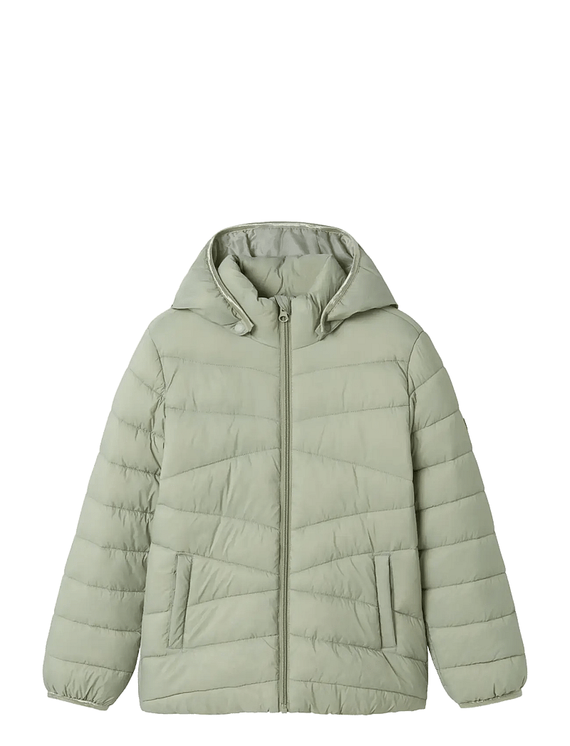 name it - NKFMARBLE JACKET PB - vinterjackor - seagrass - 1
