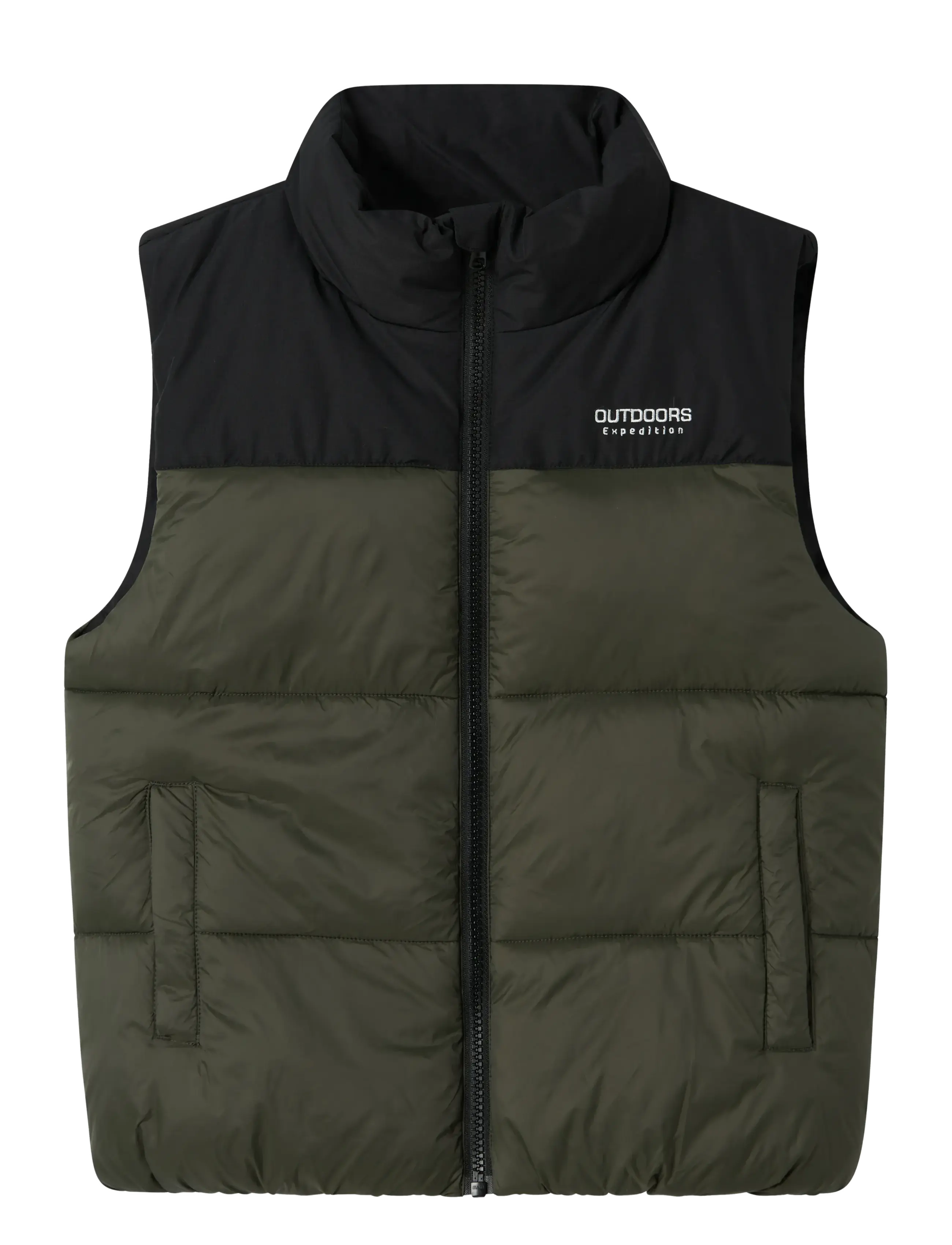 name it NKMMOLE VEST PB - Veste - DEEP DEPTHS / green