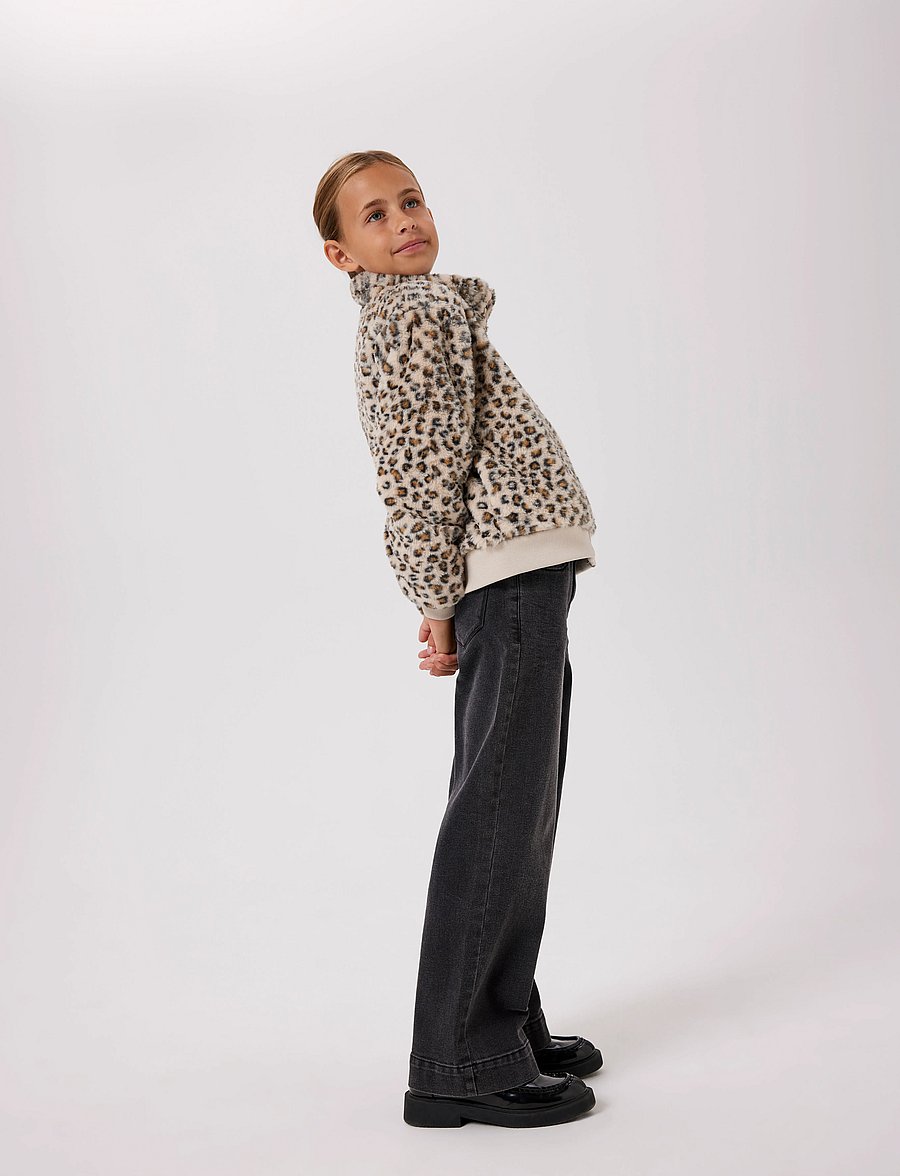 name it - NKFMILA JACKET PB - flīsa virsjakas - oxford tan - 4