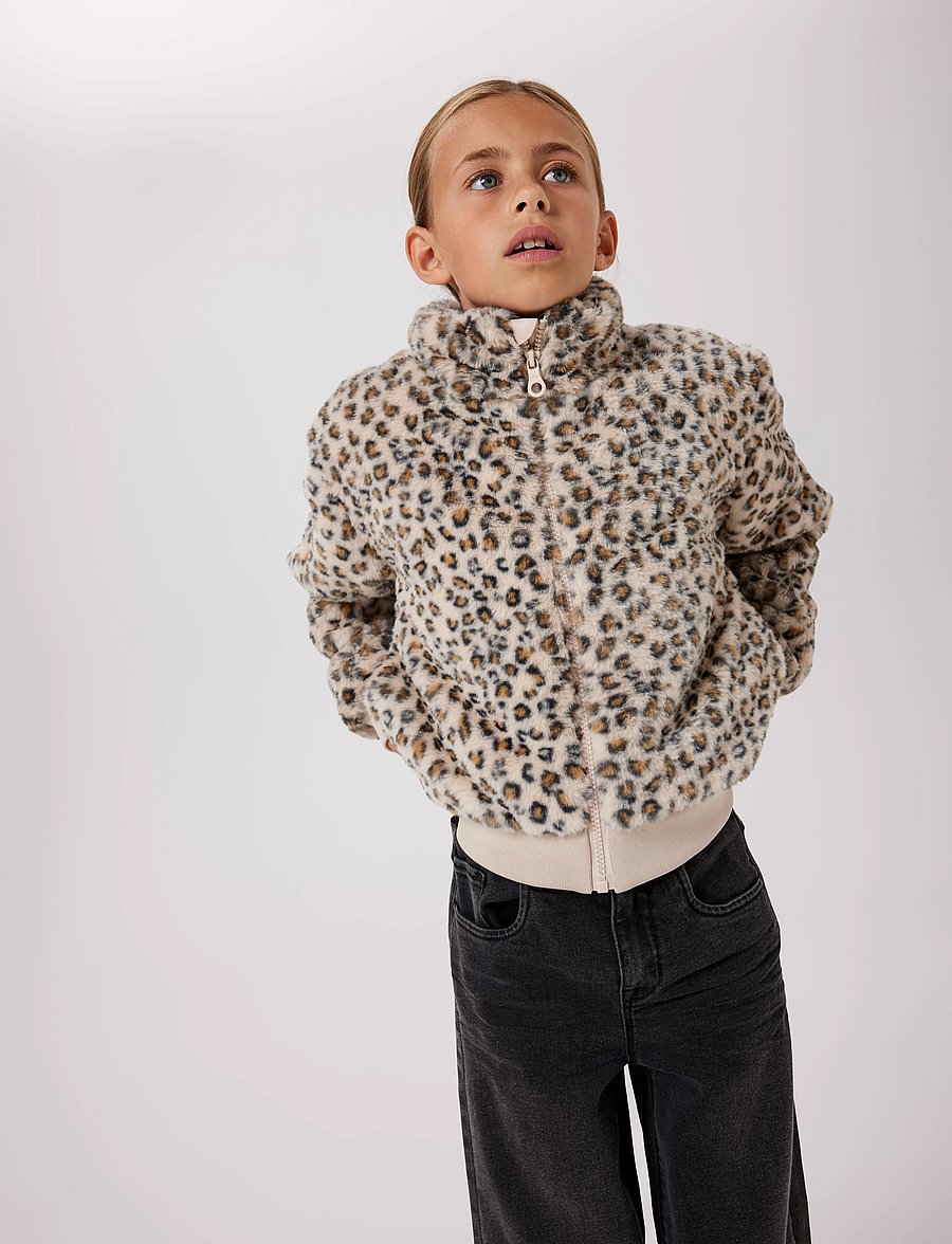 name it - NKFMILA JACKET PB - flīsa virsjakas - oxford tan - 5