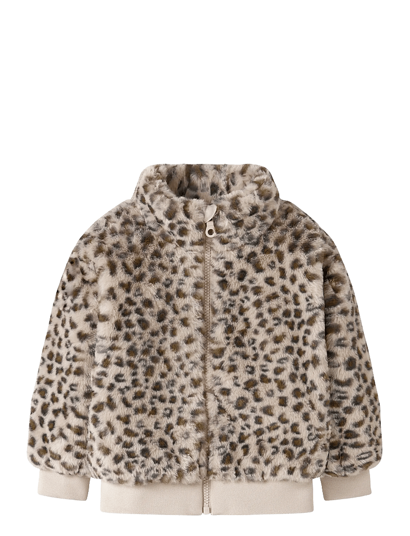 name it - NMFMILA JACKET PB - fleecejakker - oxford tan - 1