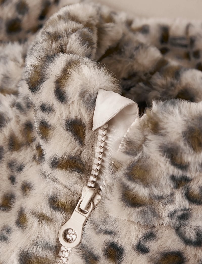 name it - NMFMILA JACKET PB - fleecejakker - oxford tan - 0